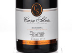 Casa Silva Reserva Cuvee Colchagua Syrah,2012