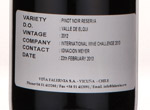 Pinot Noir Reserve,2012
