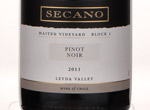 Marks and Spencer Secano Maiten Vineyard Block 1 Pinot Noir,2011