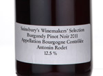 Sainsbury's Winemakers' Selection Burgundy Pinot Noir,2011