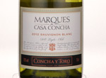 Marques de Casa Concha Sauvignon Blanc,2012