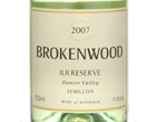Brokenwood Ilr Reserve Semillon,2007