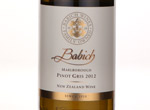 Babich Marlborough Pinot Gris,2012