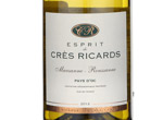 Esprit de Crès Ricards Marsanne Roussanne,2012