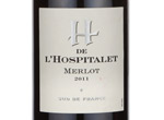 H de l'Hospitalet Merlot,2011