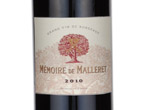Mémoire de Malleret,2010