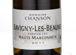 Savigny les Beaune Hauts Marconnets 1er Cru,2011