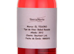 El Tesoro Bobal Rose,2012