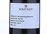 Wandering Beeste Syrah,2013