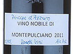 Principe d´Azzuro Vino Nobile di Montepulciano,2011