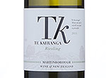 Te Kairanga Estate Riesling,2013