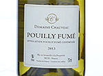 Domaine Chauveau Pouilly Fumé,2013