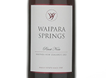 Waipara Springs Pinot Noir,2012