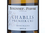 Chablis Premier Cru Montmains,2012