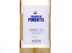 Palacio de Pimentel Verdejo Vendimia Seleccionada,2014