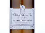 Les Rouannières Coteaux de Layon Beaulieu,2013