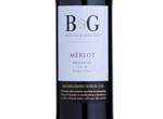 B&G Réserve Merlot,2014