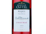 Famille Castel Réserve de France Syrah Rosé,2014