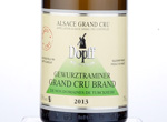 Gewurztraminer Grand Cru Brand de Turckheim,2013