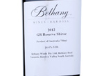 Bethany Gr Reserve Shiraz,2012