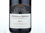 Aoc Côtes du Rhône Famille Castel,2014