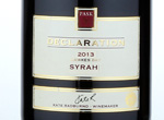 Declaration Syrah,2013