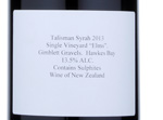 Talisman Single Vineyard 'Elms' Syrah,2013