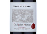 Boschendal Cecil John Rhodes Reserve Shiraz,2013