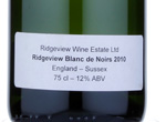 Ridgeview Blanc de Noirs,2010