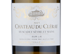 Château du Cleray Muscadet Sèvre et Maine sur Lie,2015