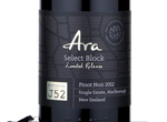 Ara Select Block Pinot Noir J52,2012