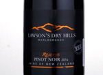 Lawson's Dry Hills Reserve Pinot Noir,2014