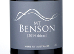 Mount Benson Shiraz,2014