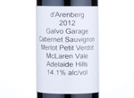 The Galvo Garage Cabernet Blend,2012