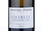 Chablis Premier Cru Vaillons,2014