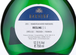 Randersackerer Marsberg Riesling Spätlese trocken S,2013