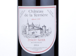 Bourgogne Pinot Noir Château de la Terrière,2014