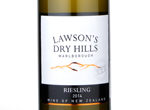 Lawson's Dry Hills Riesling,2014