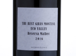 Morrisons The Best Gran Montana Uco Valley Reserva Malbec,2016