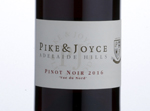 Pike and Joyce Vue Du Nord Pinot Noir,2016