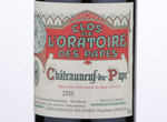Clos de l'Oratoire des Papes Rouge,2015