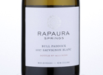 Rapaura Springs Bull Paddock Marlborough Sauvignon Blanc,2017