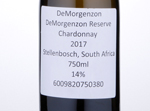 DeMorgenzon Reserve Chardonnay,2017