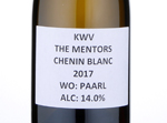 KWV The Mentors Chenin Blanc,2017