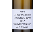 KWV Cathedral Cellar Sauvignon Blanc,2017