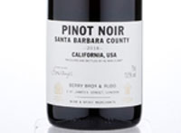 Berry Brothers & Rudd Santa Barbara County Pinot Noir,2016