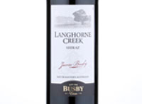 Busby Estate Langhorne Creek Shiraz,2017