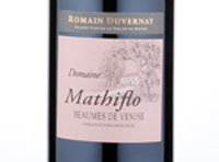 Romain Duvernay Domaine Mathiflo Beaume de Venise,2017
