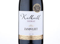 Zandvliet Kalkveld Shiraz,2015