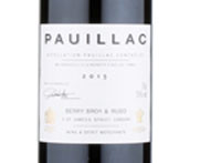 Berry Brothers & Rudd Pauillac ,2015